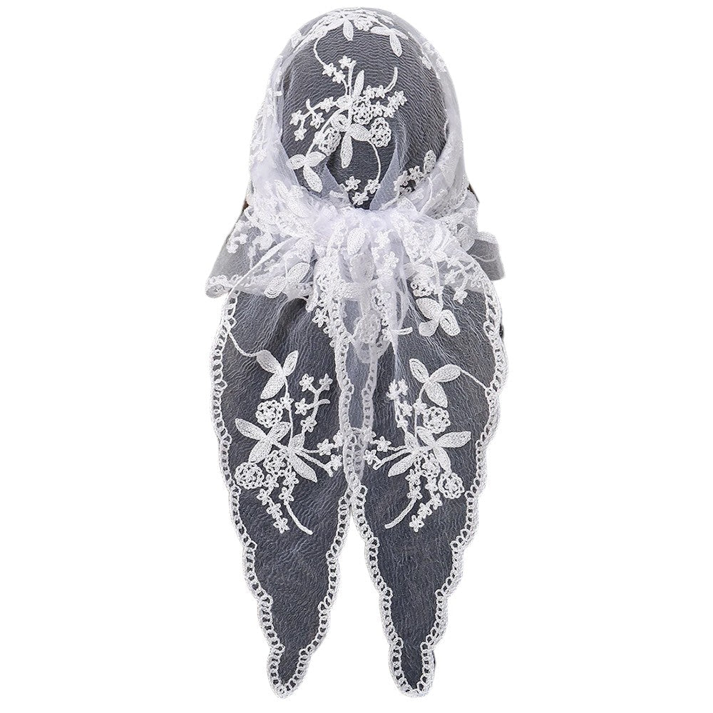 All Eyes On Her Lace Hair Scarf