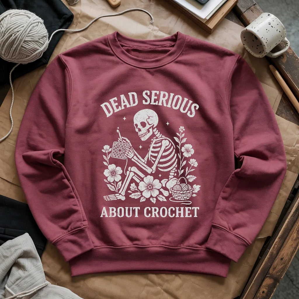 Serious About Crochet Sweatshirt