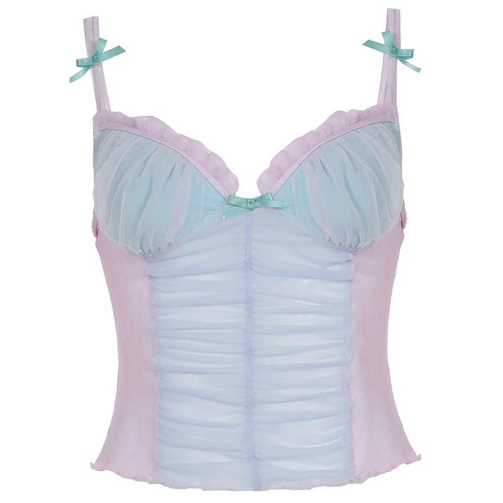 Mermaid Aesthetic Mesh Top