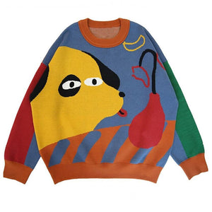 Oversized Hungry Dog Sweater