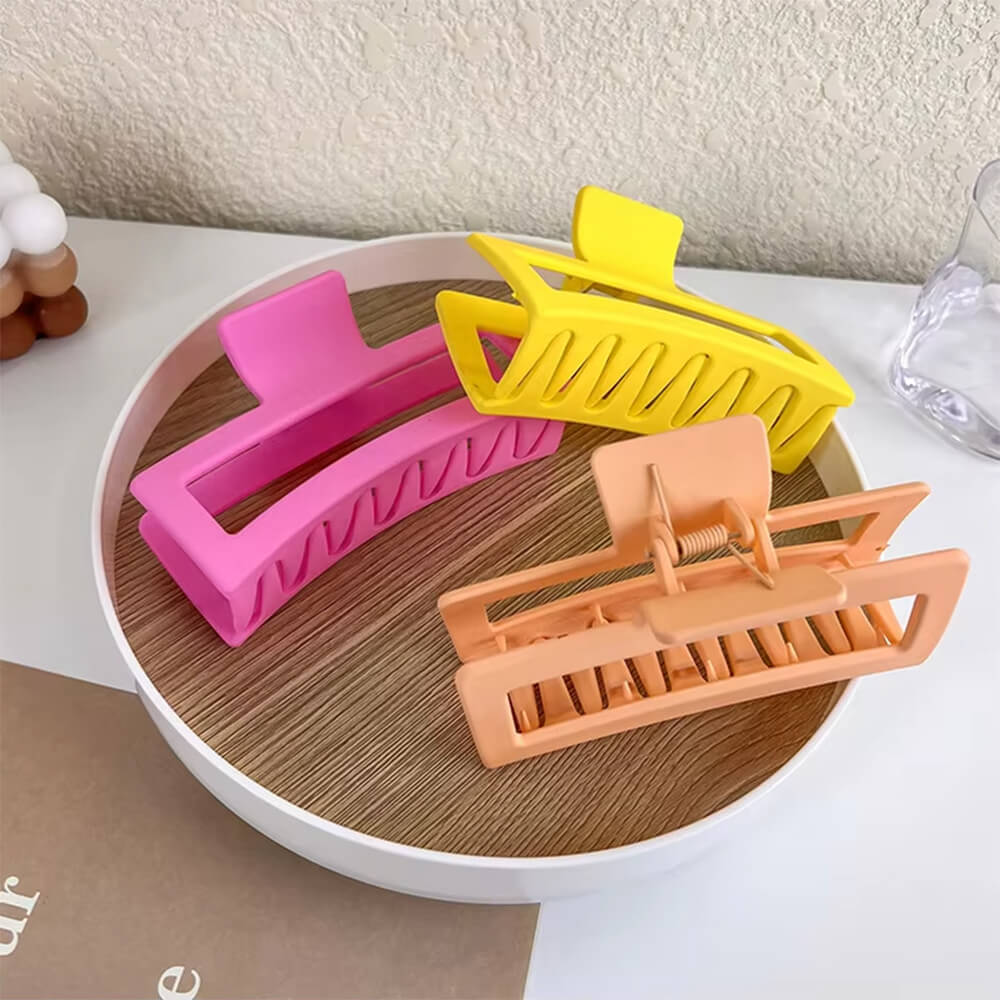 Pastel Aesthetic Square Hair Claw