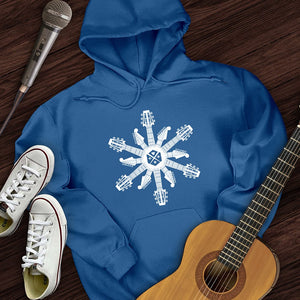 Guitar Snowflake Hoodie