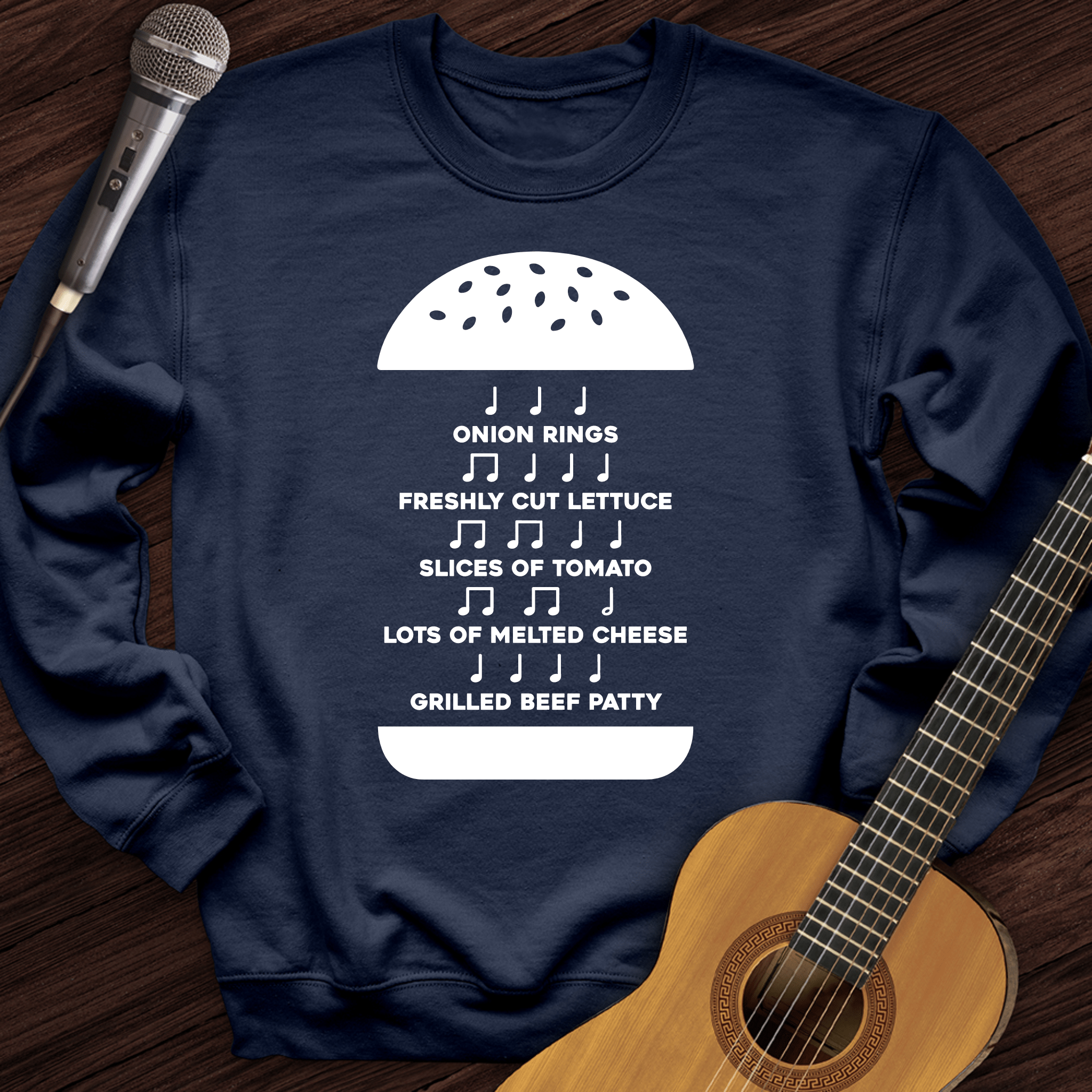 Burger Music Crewneck