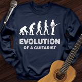 Evolution Of A Guitarist Crewneck