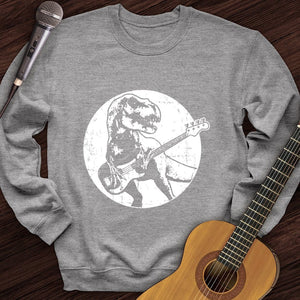 Dinos Playing Guitar Crewneck