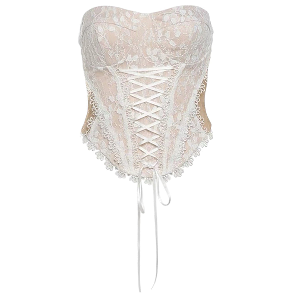 Hopeless Romantic Lace Corset Top