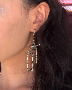 Skeleton Drop Earrings