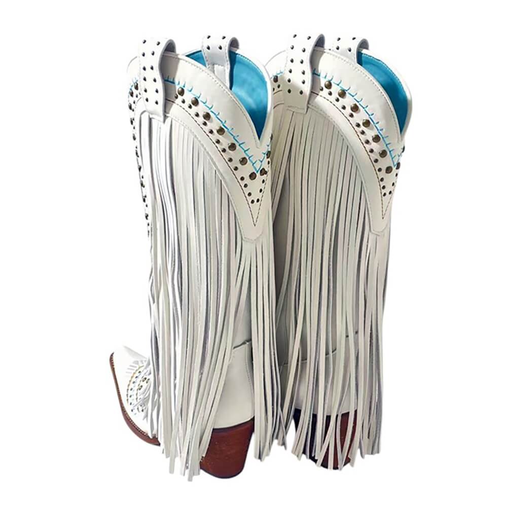 Space Oddity Fringe Boots