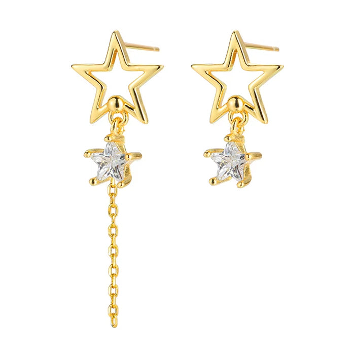 Star Girl Asymmetric Earrings