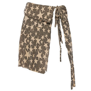 Star Girl Overlay Wrap Skirt Belt