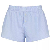 Soft Striped Lounge Shorts