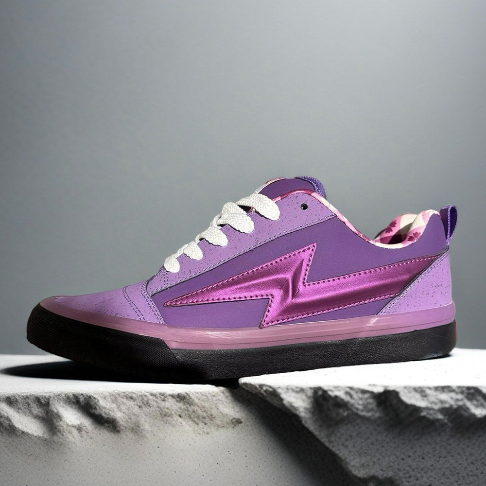 Violet Lightning Low-Top Sneakers