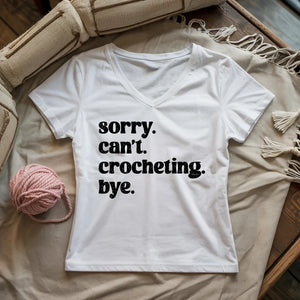 Crocheting. Bye Lady V-neck