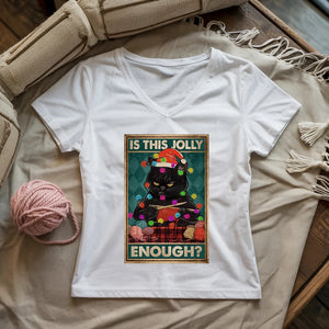 Is This Jolly Enough Lady V-neck