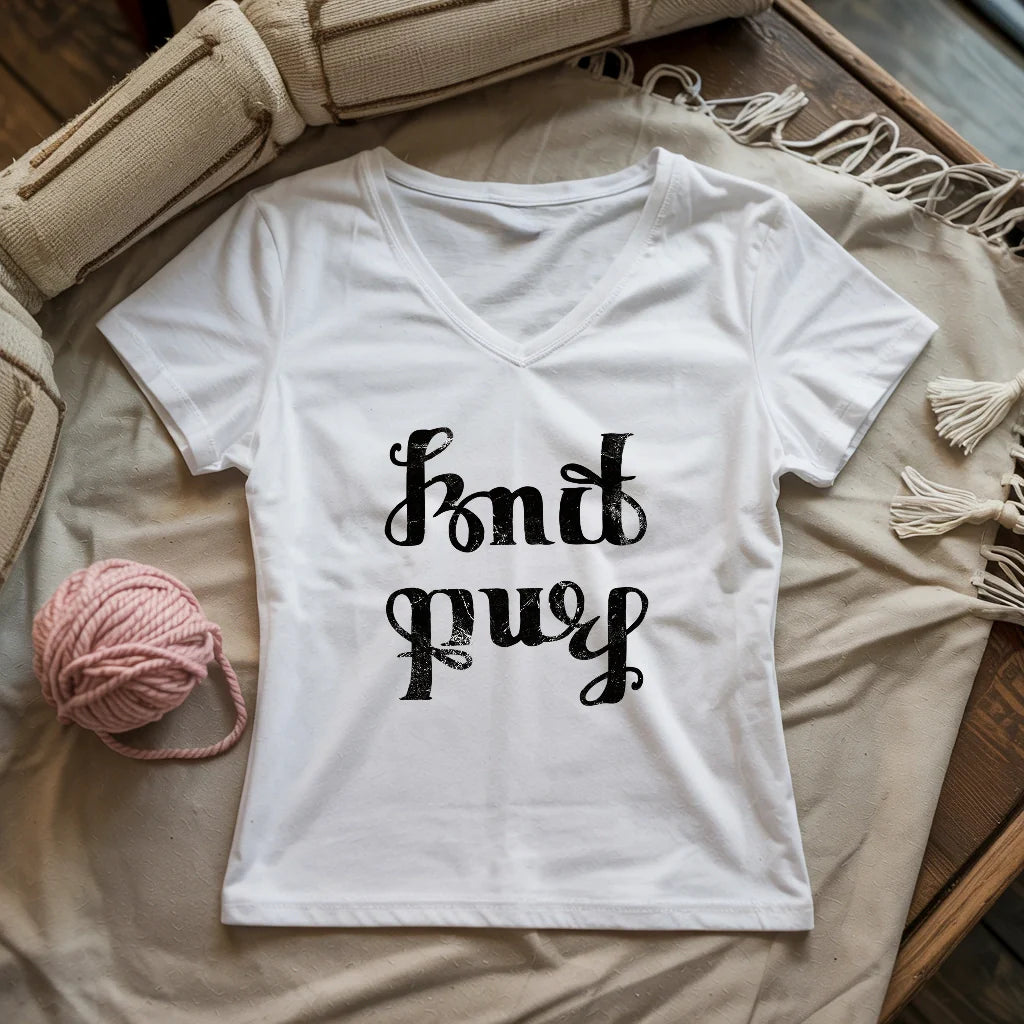 Knit Purl Lady V-neck