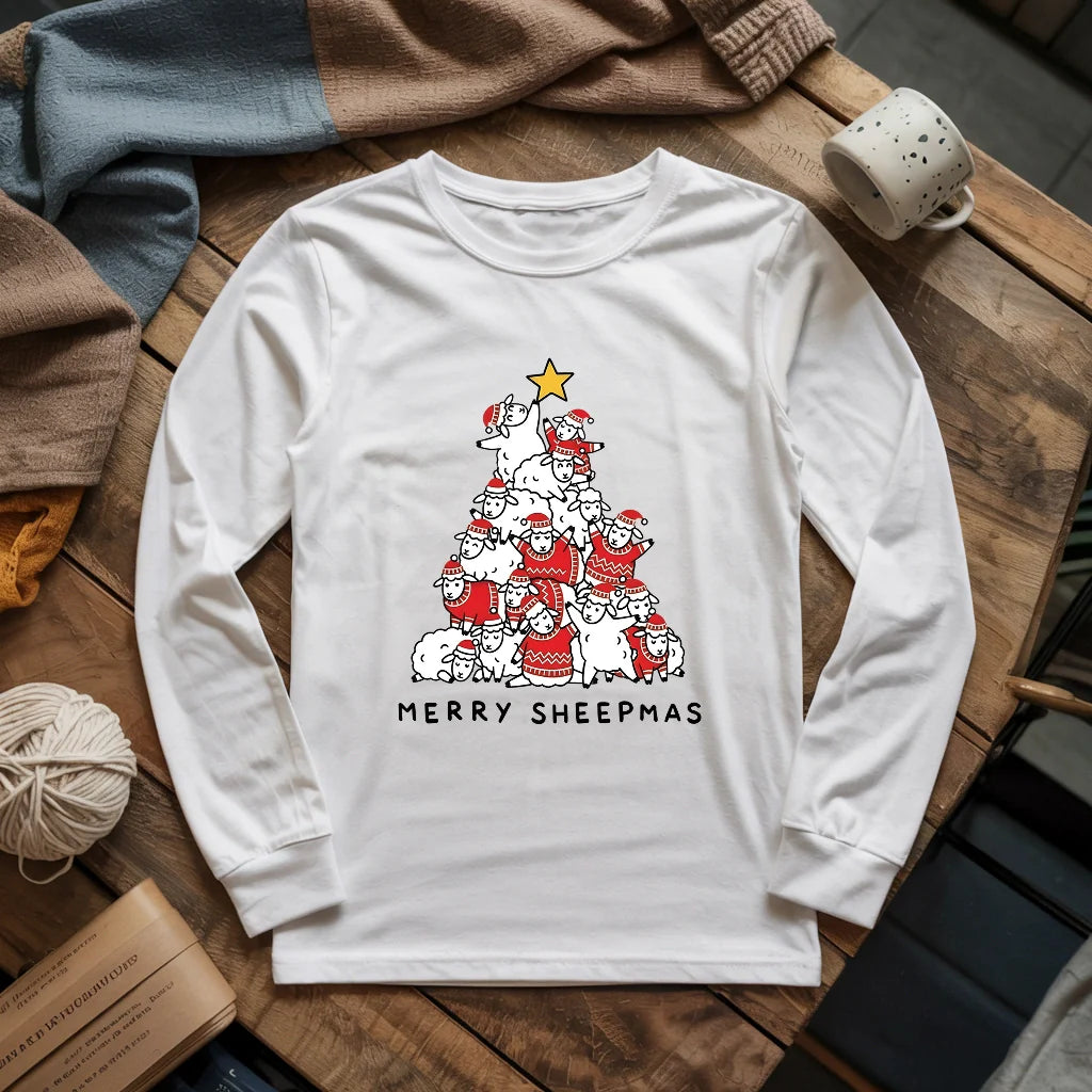 Merry Sheepmas Long Sleeve T-shirt