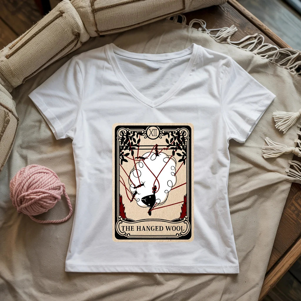 The Hanged Wool Lady V-neck